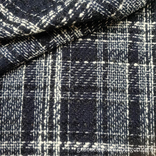 New Boucle fashion tartan design stlyes Fabric